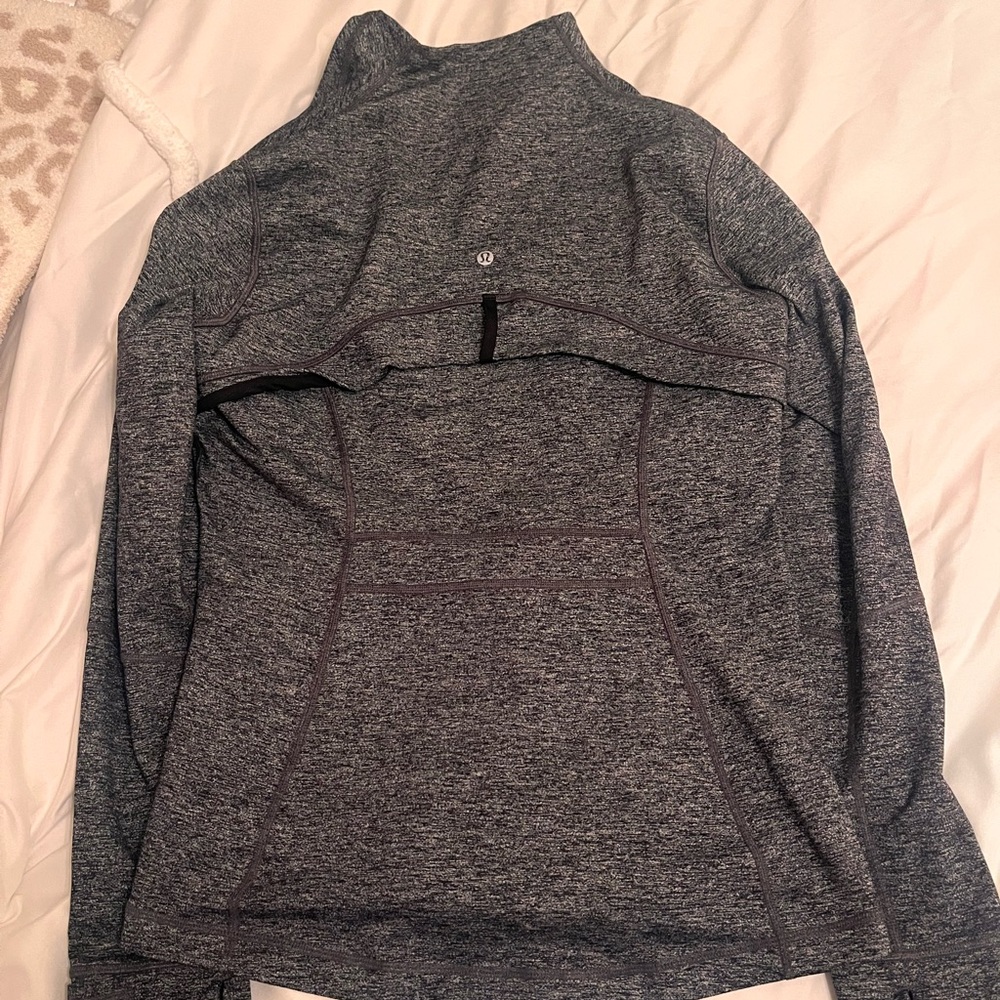 GREY LULULEMON DEFINE JACKET LUON SIZE 14